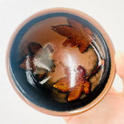jizhou kiln woodfire with leaf jianware teacup