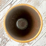 yellow and green daqi embellished oil drop jianware tea cup teacup