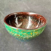 daqi embellished partridge feather jianware teacup