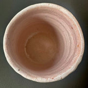 shinoyaki teacup with handmade mark