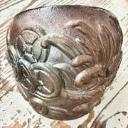 engraved naked fired crab