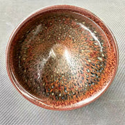 daqi embellished partridge feather jianware teacup