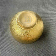 gold peacock glaze cup