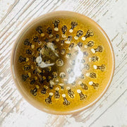 yellow ochre ant glaze jianware tea cup