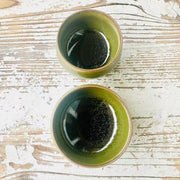 green tea bubble glaze jianware teacup