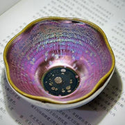 The knowing embroidery  pink jianware teacup