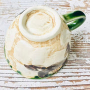 japanese oribe teacup
