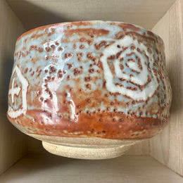 shinoyaki matcha bowl for tea ceremony