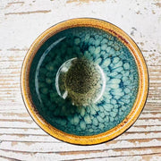 daqi lacquer embellished  jianware teacup