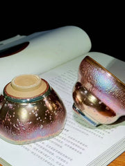 The knowing embroidery  pink jianware teacup