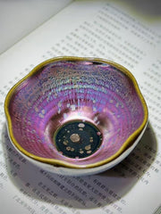 The knowing embroidery  pink jianware teacup
