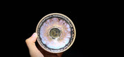 The golden rose pink oil drop glaze jianware tea cup
