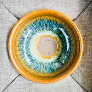 the sunflower with engraved dragon van gogh style jianware teacup