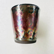 The plume pink oil drop jianware teacup