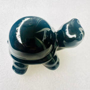 elbony glaze jianware turtle tea pet