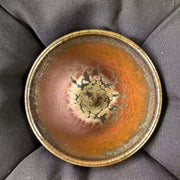 The plume pink oil drop jianware teacup