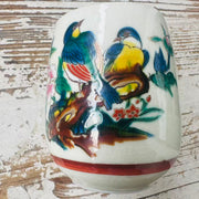 handpainted birds kutani ware teacup