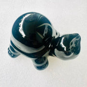 elbony glaze jianware turtle tea pet