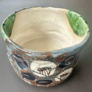 shino oribe matcha bowl for tea ceremony
