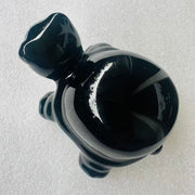 elbony glaze jianware turtle tea pet
