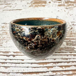 daqi lacquer embellished  jianware teacup