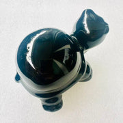 elbony glaze jianware turtle tea pet