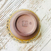 yellow ochre ant glaze jianware tea cup