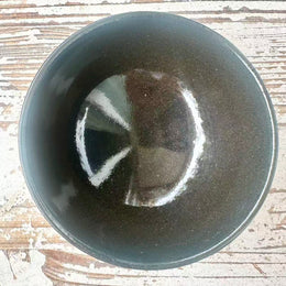 elbony glaze woodfired jianware tea cup