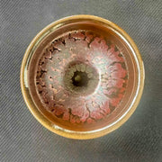 pink oil drop glaze jianware teacup