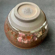 pink oil drop glaze jianware teacup