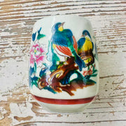 handpainted birds kutani ware teacup