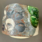shino oribe matcha bowl for tea ceremony