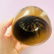 The ink tree egg shape jianware teacup