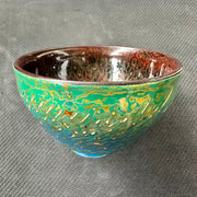 daqi embellished partridge feather jianware teacup