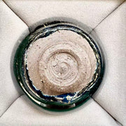 deep blue dust fired teacup