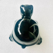 elbony glaze jianware turtle tea pet