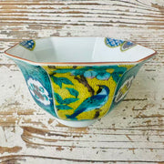 handpainted birds kutani ware teacup